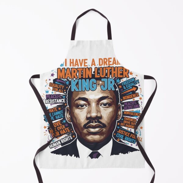 Item preview, Martin Luther King Jr Quotes Mural - I Have A Dream Civil Rights Colorful Vector Design designed and sold by agnaou2021.