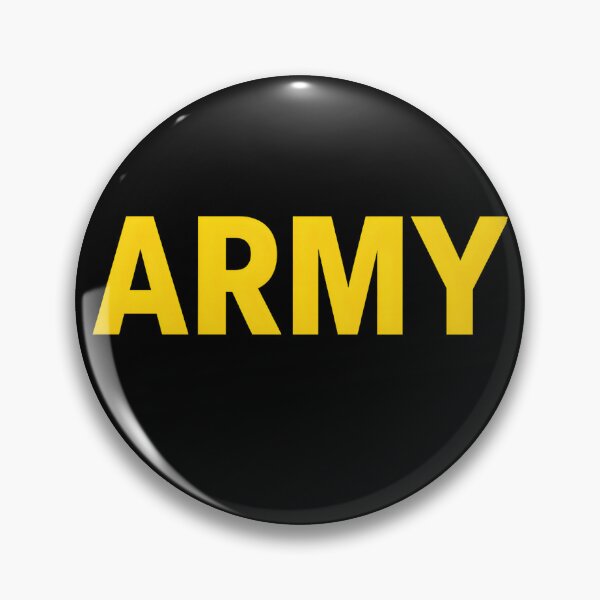 Item preview, Bold Yellow ARMY Text Minimalist Military Style Design designed and sold by haitrieuic96.