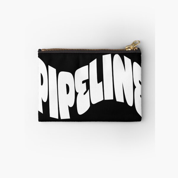 Item preview, Pipeline White Wave Font – Minimal White Wave Surf Design, Oahu, Hawaii designed and sold by QShore.
