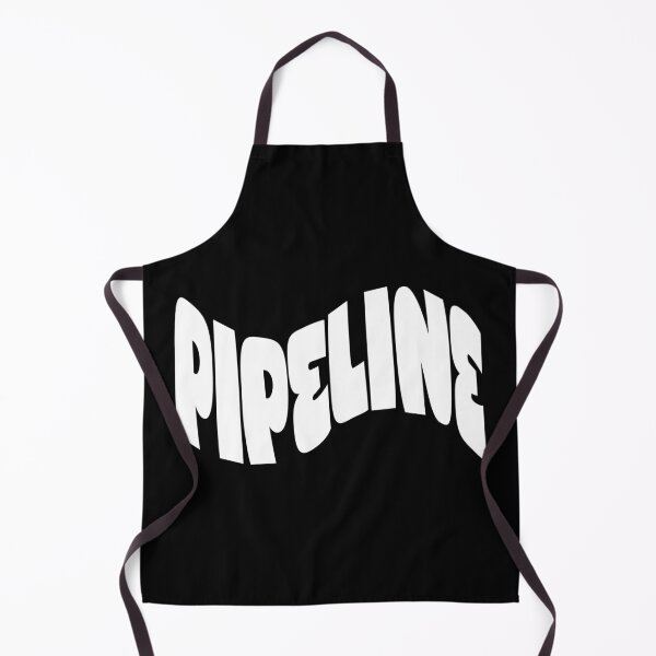 Item preview, Pipeline White Wave Font – Minimal White Wave Surf Design, Oahu, Hawaii designed and sold by QShore.