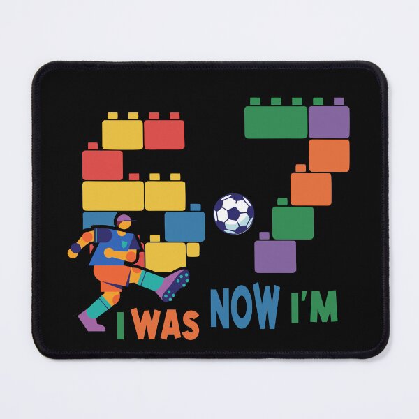Item preview, 7 Year Old Birthday I was 6 Now I'm 7 soccer player designed and sold by giftfromheart.