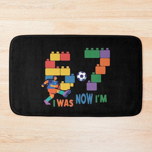 Item preview, 7 Year Old Birthday I was 6 Now I'm 7 soccer player designed and sold by giftfromheart.