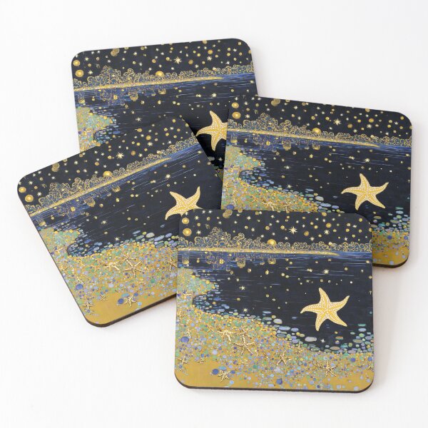 Item preview, Starry Beach with Starfish designed and sold by lautir.