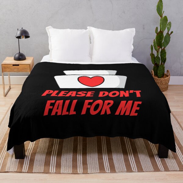 Item preview, Please Don't Fall For Me Valentines Day Nurse designed and sold by designsbyaneta.
