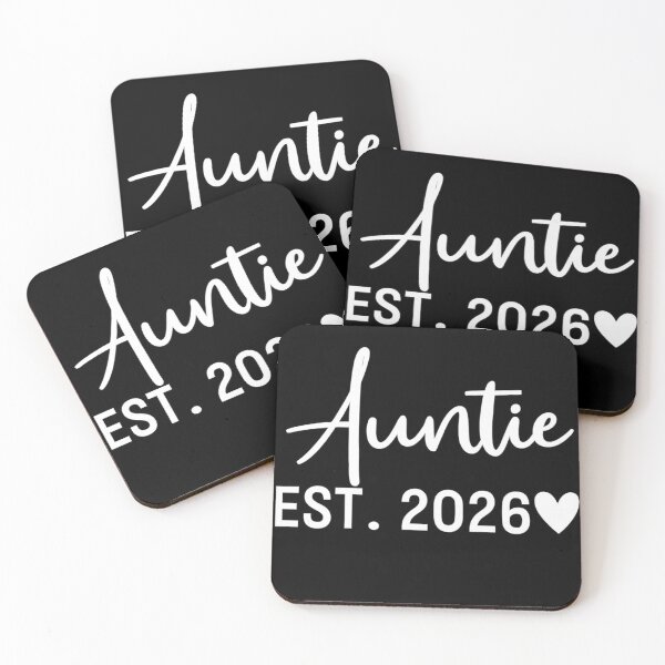 Item preview, Auntie Est 2026 New Aunt Announcement Heart Gift designed and sold by haitrieuic96.