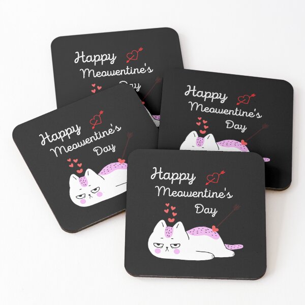 Item preview, Happy Meowentine's Day Cat Valentine designed and sold by GrumpySableye.
