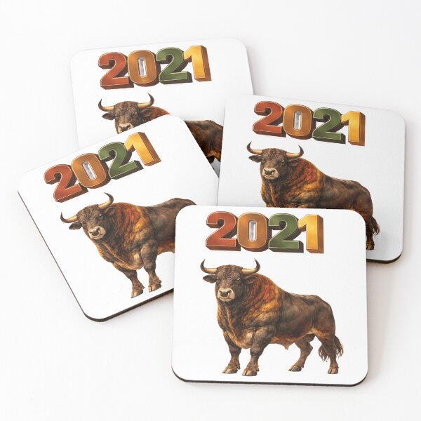 Item preview, 2021 Year of the Ox Eastern Zodiac Strength Stability Hard Work Design designed and sold by AlexLineArt.