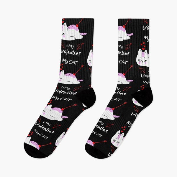 Item preview, My Cat Is My Valentine Cat Lover designed and sold by GrumpySableye.