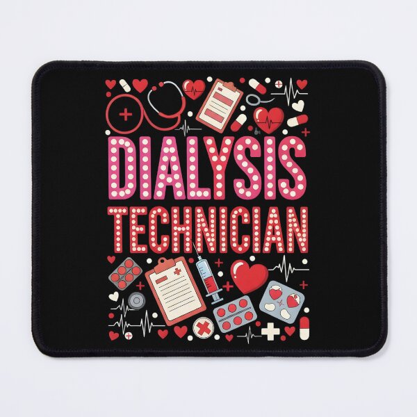 Item preview, Dialysis Technician Valentine Heart Nurse RN CNA designed and sold by OlakunleOloroz.