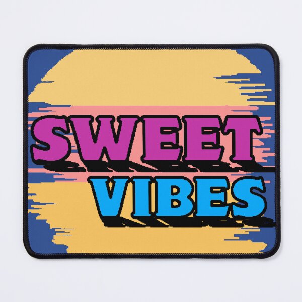 Item preview, Sweet Vibes Modern Design | Aesthetic Quote in Purple and Blue with Elegant Font designed and sold by AstronautMerch.