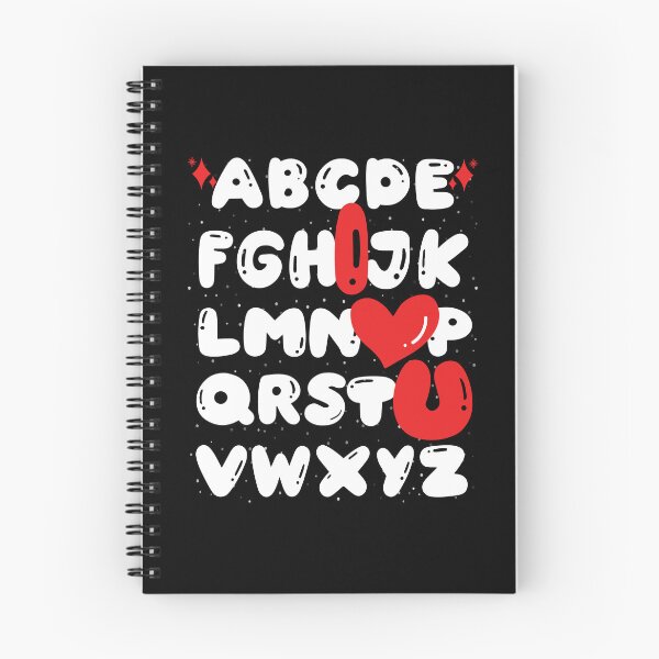 Item preview, A B C D E F G H I J K L M N O P Q R S T U V W X Y Z I Love U Alphabet designed and sold by GrumpySableye.