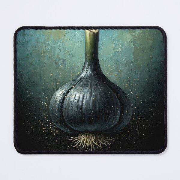 Item preview, Allium Sativum - Aged Black Garlic - Vintage Botanical Art designed and sold by AlruniaAhnArt meets BrainChaosPrints.
