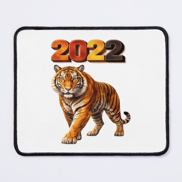 Item preview, 2022 Year of the Tiger Eastern Zodiac Courage Power Confidence Design designed and sold by AlexLineArt.