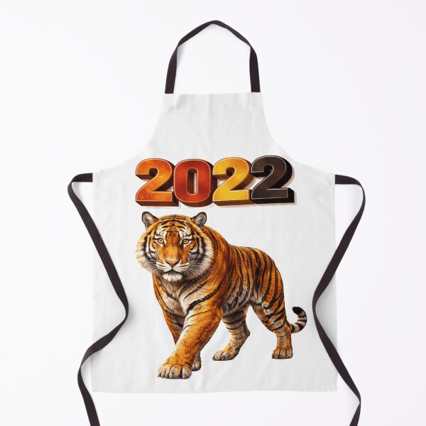 Item preview, 2022 Year of the Tiger Eastern Zodiac Courage Power Confidence Design designed and sold by AlexLineArt.