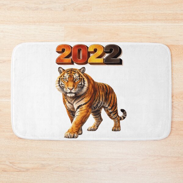 Item preview, 2022 Year of the Tiger Eastern Zodiac Courage Power Confidence Design designed and sold by AlexLineArt.