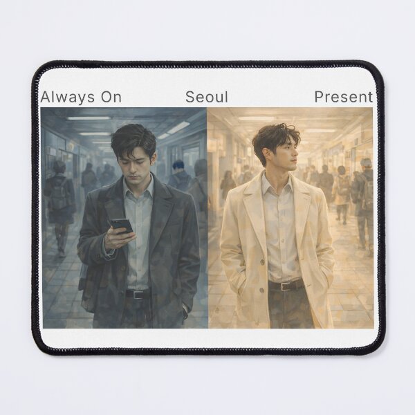 Item preview, Seoul City Life Illustration – Always On vs Present designed and sold by WorkXPlay.