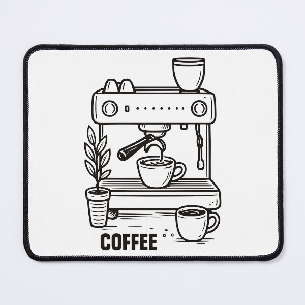 Item preview, Vintage Espresso Machine Illustration | Minimal Coffee Art v2 designed and sold by Faissal Thomass.