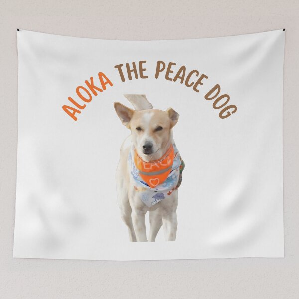 Item preview, Aloka The Peace Dog  designed and sold by vynliazarthar.