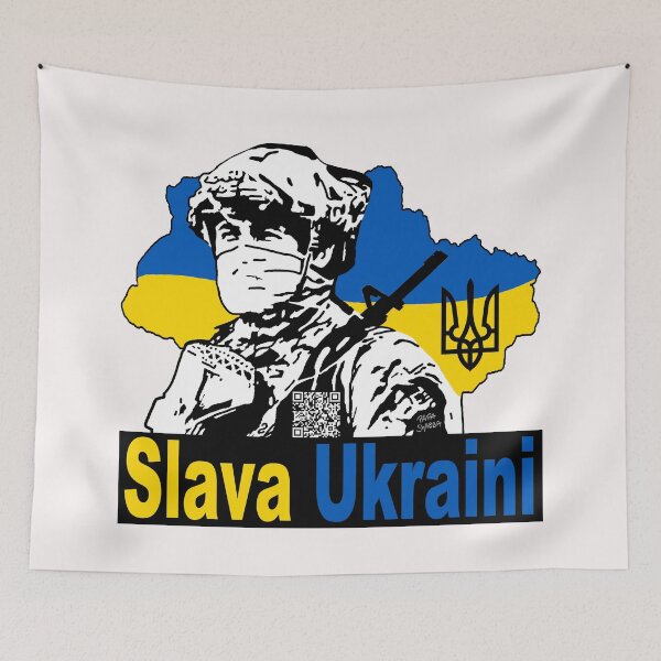 Item preview, Slava Ukraini; Solidarity; designed and sold by StickerApe.