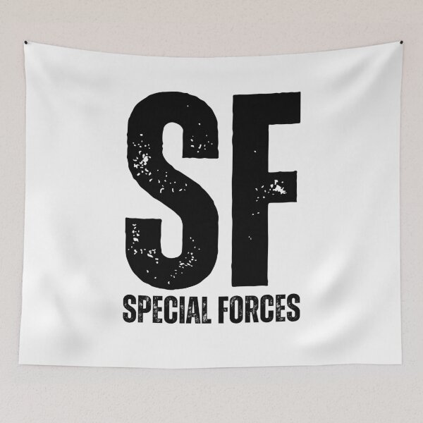 Item preview, SF Special Forces – Rugged Distressed Military Elite Design black worn look font designed and sold by GFamilyC.