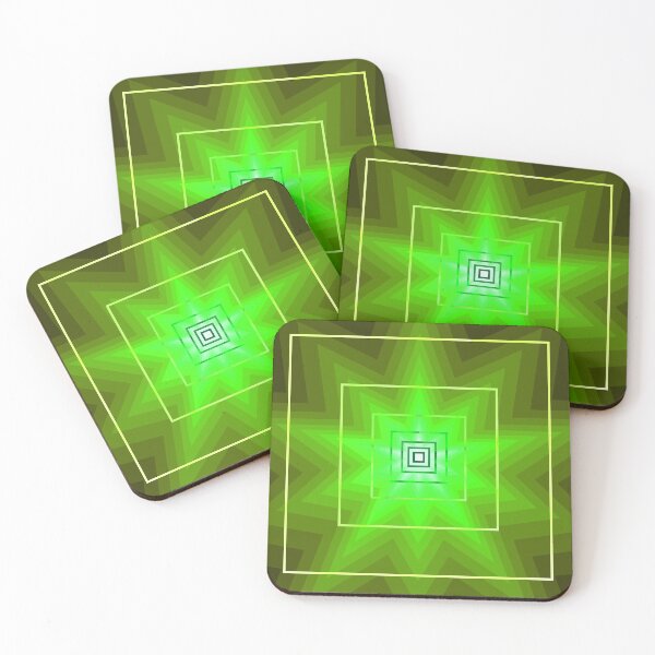 Item preview, Geometric Layout In Green, Geometric Abstraction, Abstract Art designed and sold by DDJust4U.