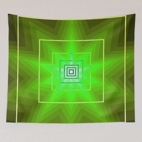 Item preview, Geometric Layout In Green, Geometric Abstraction, Abstract Art designed and sold by DDJust4U.