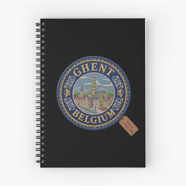 Item preview, Ghent, Belgium – Canal view & city coat of arms designed and sold by Girih.