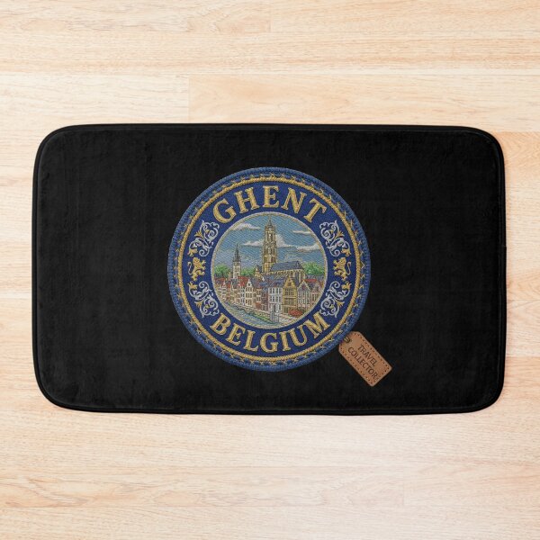 Item preview, Ghent, Belgium – Canal view & city coat of arms designed and sold by Girih.