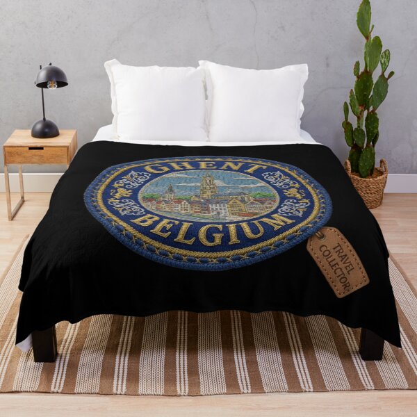 Item preview, Ghent, Belgium – Canal view & city coat of arms designed and sold by Girih.