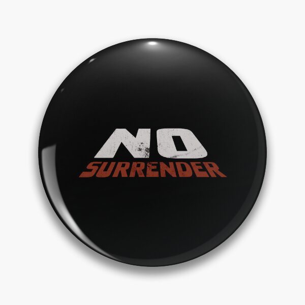Item preview, No Surrender Bold Motivational Typography designed and sold by trepiu.