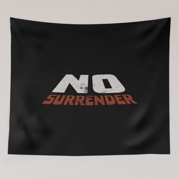 Item preview, No Surrender Bold Motivational Typography designed and sold by trepiu.