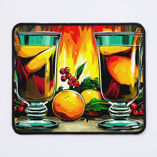 Item preview, Warm Winter Drinks By Fireplace designed and sold by Ariadna de Raadt.