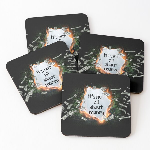 Item preview, It’s Not All About Money – Burning Cash Concept Art designed and sold by ustylelab.