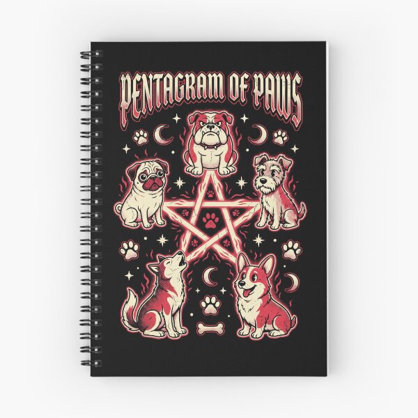 Item preview, Pentagram of Paws Ritual designed and sold by Flying Doggo.