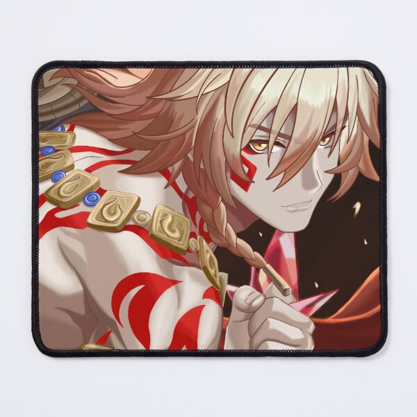 Item preview, Mydei – The Bearer of Eternal Flames (Honkai Star Rail inspiration) designed and sold by tatoudystudio.