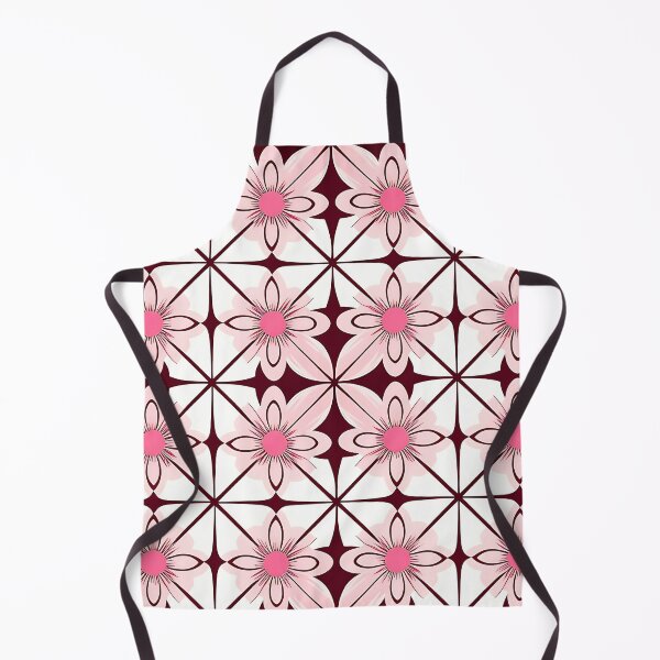 Item preview, Elegant Floral Geometric Seamless Pattern in Blush & Burgundy designed and sold by UniqueDesign751.