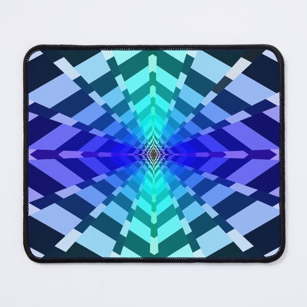 Item preview, Geometric Layout In Blues and Purples, Geometric Abstraction, Abstract Art designed and sold by DDJust4U.