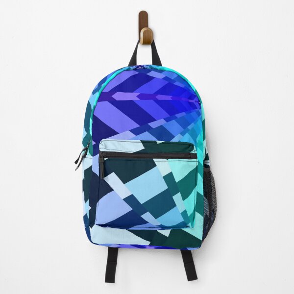 Item preview, Geometric Layout In Blues and Purples, Geometric Abstraction, Abstract Art designed and sold by DDJust4U.