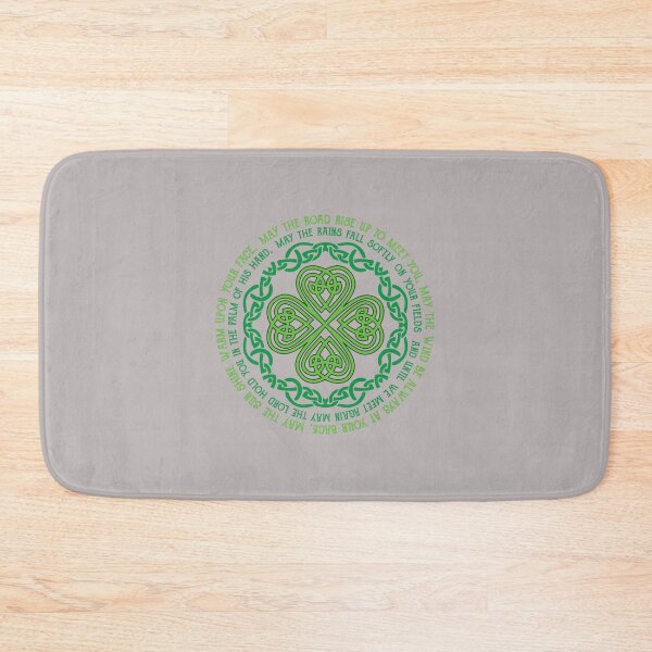 Item preview, Irish Blessing Celtic Knot & 4-Leaf Clover Luck  designed and sold by mjohnson9.