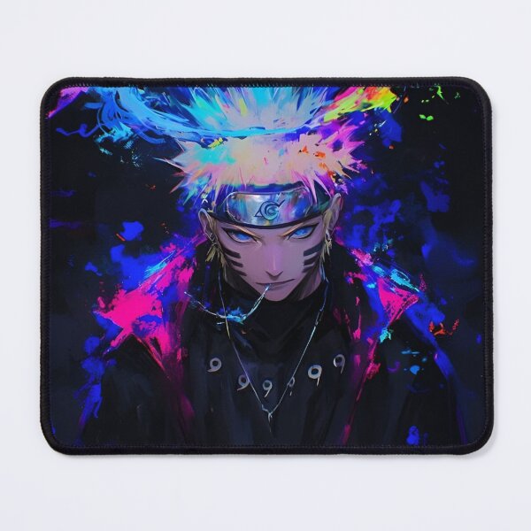 Item preview, Naruto - Neon Ascension Ninja – Psychedelic Anime Energy Art designed and sold by Dyan4.