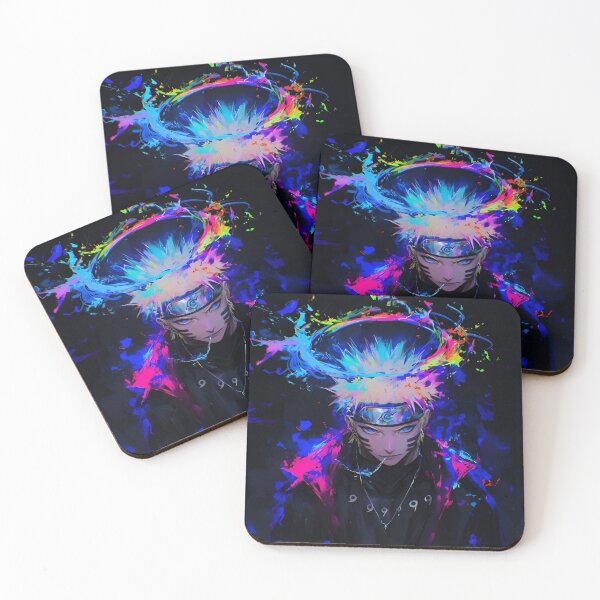 Item preview, Naruto - Neon Ascension Ninja – Psychedelic Anime Energy Art designed and sold by Dyan4.