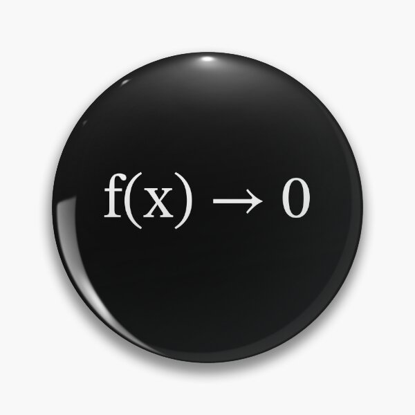 Item preview, f(x) → 0 – Minimal Mathematical Concept designed and sold by TheSoloStyle.
