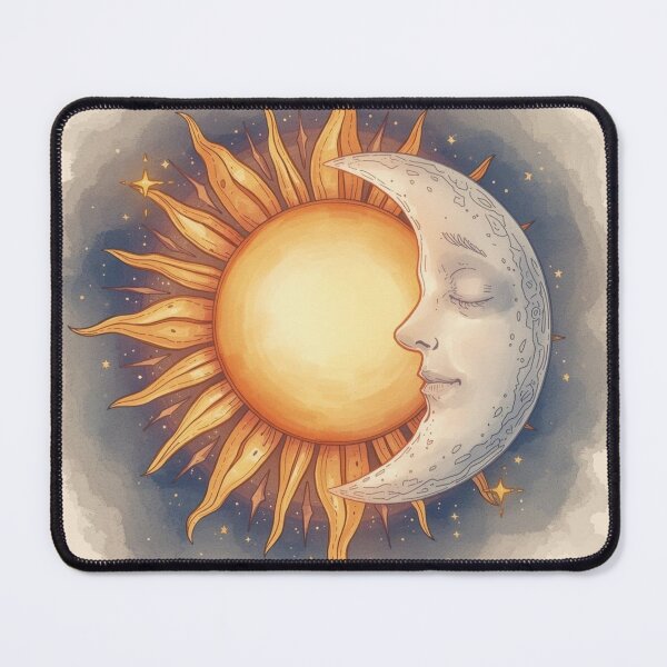 Item preview, Celestial Sun & Moon Heart designed and sold by PixelNest-Haven.