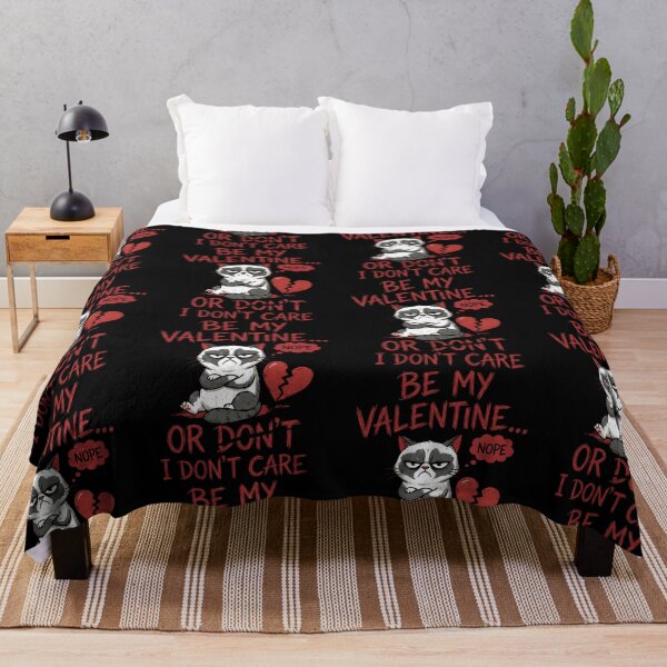 Item preview, Valentines Day Be My Valentine Or Dont I Dont Care Cat designed and sold by ZuToMi.