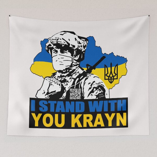 Item preview, Standing With You Krayn; Solidarity; designed and sold by StickerApe.