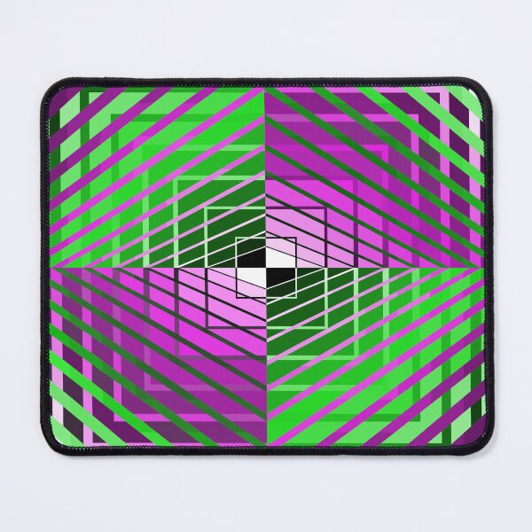 Item preview, Asymmetric Design, Green and Pink, Geometric Abstraction, Abstract Art designed and sold by DDJust4U.