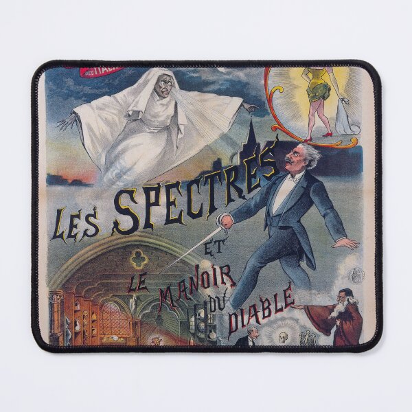 Item preview, French Haunted House Advertising Poster (1896) designed and sold by 19th Century in Color.