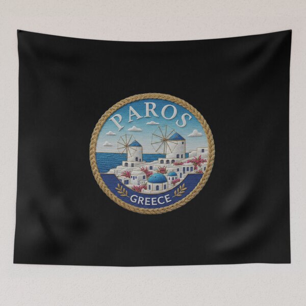Item preview, Paros, Greece – Cyclades views & floral magic designed and sold by Girih.