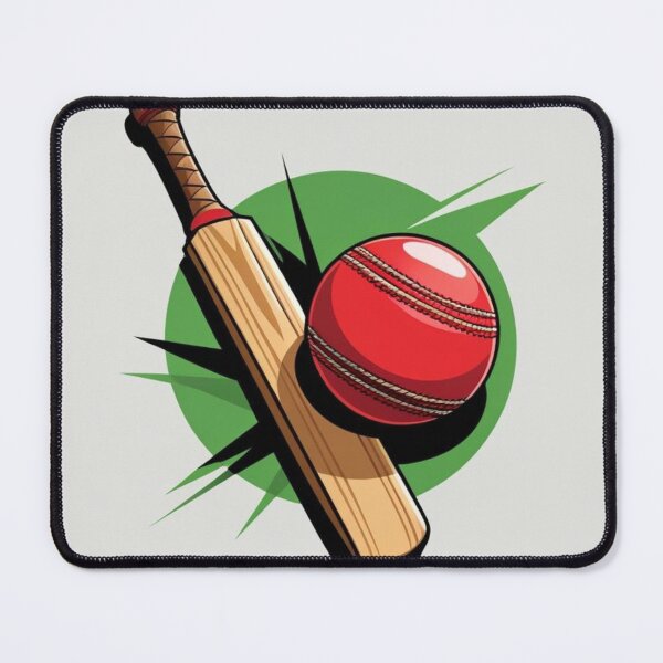 Item preview, Cricket Bat and Ball Vector Art designed and sold by SSD1755.