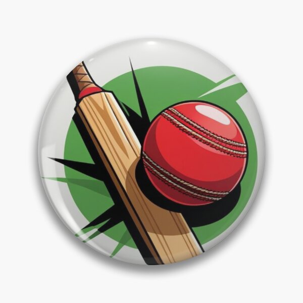 Item preview, Cricket Bat and Ball Vector Art designed and sold by SSD1755.